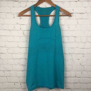 Lululemon Swiftly Racerback Blue Tank Top Women's Sz 8